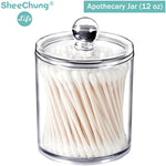 Dispenser Apothecary Jars Bathroom Set with Labels