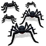 6 Pcs Halloween Giant Hairy Spiders Decorations