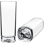 On The Rocks 15 Oz Beverage Drinking Glasses Set Of 4