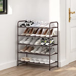 Expandable Adjustable Wire Grid Shoe Organizer