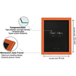 Modern photo frame with HD Real Glass, Family Friends Gift for Halloween and Christmas, Wall Mounted or Tabletop Display