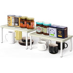 Wood & Metal Top Expandable Counter Shelf