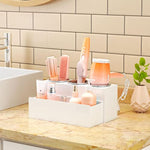 Acrylic Hair Dryer and Styling Holder for Bathroom Countertop
