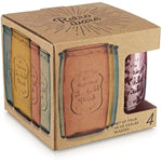 Ice Cold Drinking Glasses Set Of 4 20 Oz Vintage Drinking Glasses