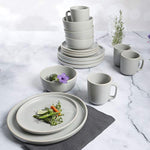 16 Piece Round Kitchen Dinnerware Sets Service For Four