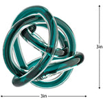 Handmade Glass Knot Room Decor Home Decor Accent For Decorative Books