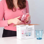 Riviera Tumblers Unbreakable Drinking Glasses Bpa Free Material 12 Oz 4 Pack