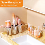 Acrylic Hair Dryer and Styling Holder for Bathroom Countertop