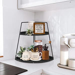 Corner Storage Shelf Counter Standing Rack for Bathroom