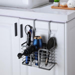 Bathroom Hair Styling Tools Organizer Basket for Hair Dryer, Flat Iron, Curling Wand