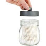 Mason Jar Decor Bathroom Vanity Storage Organizer Canister