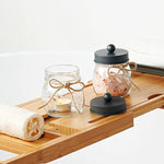 Mason Jar Decor Bathroom Vanity Storage Organizer Canister