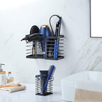 Bathroom Hair Styling Tools Organizer Basket for Hair Dryer, Flat Iron, Curling Wand