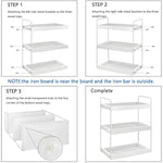 Corner Storage Shelf Counter Standing Rack for Bathroom