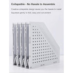 High Impact Polystyrene Collapsible Magazine File Holder