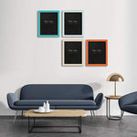 Modern photo frame with HD Real Glass, Family Friends Gift for Halloween and Christmas, Wall Mounted or Tabletop Display