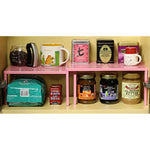 Wood & Metal Top Expandable Counter Shelf