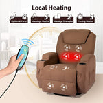 Recliner With Massage And Heating Functions