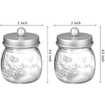 Mason Jar Decor Bathroom Vanity Storage Organizer Canister
