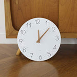 12” Non-Ticking Silent Battery Operated Decorative Wall Clock