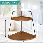 Corner Storage Shelf Counter Standing Rack for Bathroom