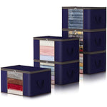 Storage Bag Organizer with Reinforced Handle Thick Fabric for Comforters