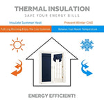 Self Stick Tie Up Shades Tricia Door Window - W 26 x L 69 inches