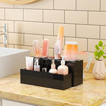 Acrylic Hair Dryer and Styling Holder for Bathroom Countertop