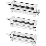 Stand-Mixer-Attachment-Pasta-Roller-&-Cutter,-3-Piece-Set