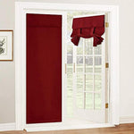 Self Stick Tie Up Shades Tricia Door Window - W 26 x L 69 inches