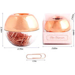 Magnetic Paper Clip Holder for Desk Organizer