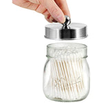 Mason Jar Decor Bathroom Vanity Storage Organizer Canister