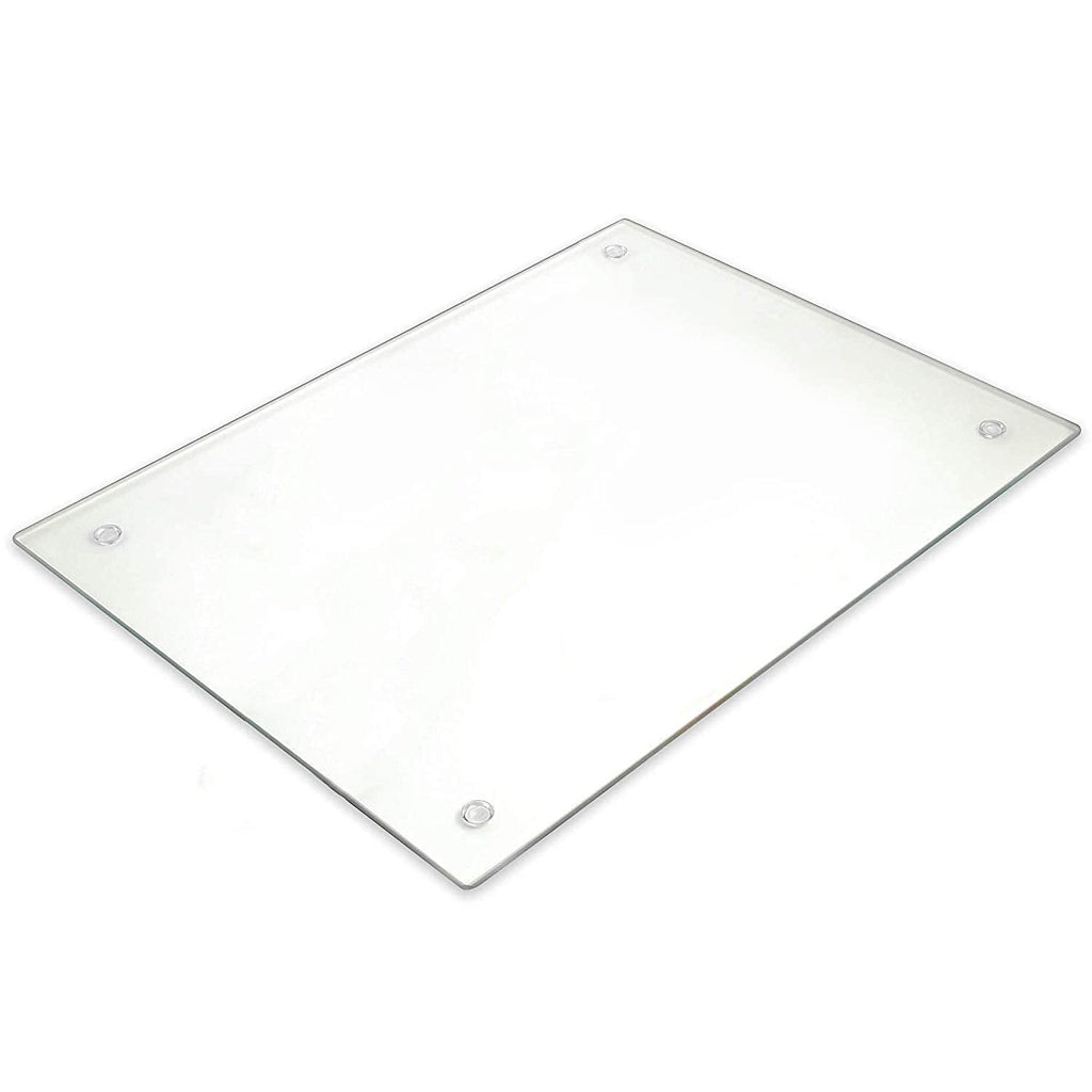 Tempered Glass Cutting Board – Long Lasting Clear Glass – Scratch  Resistant, Heat Resistant, Shatter Resistant, Dishwasher Safe. (Large  12x16)