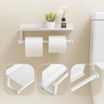 Hand Towel Holder With Shelf for Bathroom