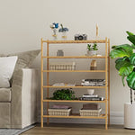 Bamboo Stackable Shoe Shelf Storage Organizer