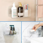 Plastic Wall Mount Organizer With Self Adhesive Tape