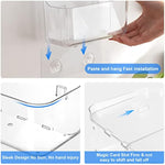 Plastic Wall Mount Organizer With Self Adhesive Tape