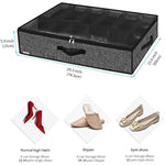 Underbed Solution Shoes Container Bags with Sturdy Sidewall & Reinforced Handles