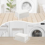Clear Dryer Sheets Container with Lid for Laundry Room