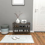 Bamboo Stackable Shoe Shelf Storage Organizer