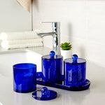 Dispenser Apothecary Jars Bathroom Set with Labels
