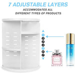 DIY Detachable Spinning Cosmetic Makeup Caddy Storage