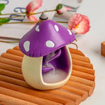Cute Mushroom Incense Holder with 60 Incense Cones