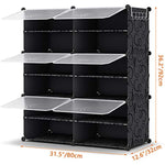 Plastic Shoe Shelves Organizer For Hallway