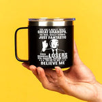 Grandma & Grandpa Funny Mug From Granddaughter & Grandson