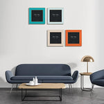 Modern photo frame with HD Real Glass, Family Friends Gift for Halloween and Christmas, Wall Mounted or Tabletop Display