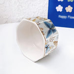 Gold Line Paper Clip Dispenser Organizer for Desk