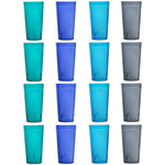 Cafe 20 Ounce Plastic Restaurant Style Lightweight Stackable Beverage Tumblers