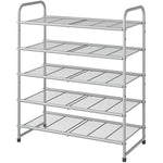 Expandable Adjustable Wire Grid Shoe Organizer