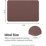 Heat Resistant Dish Drying Mats For Kitchen Counter